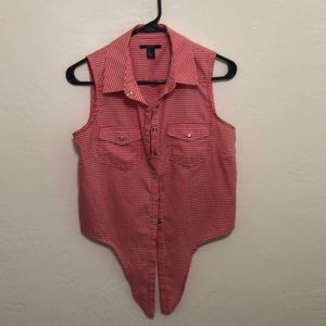 F21 country girl crop top